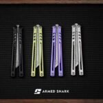 Armed Shark Madko Balisong Titanium Handle - Image 4