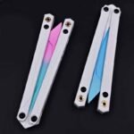 XDYY Snow Studio Crystal Plastic Bushing Balisong Trainer - Image 2