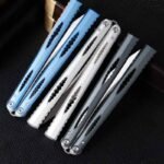 Dingfeng Devourer Original Design Balisong 7075 Aluminum Handles - Image 2