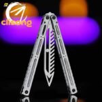 Armed Shark Hydro Balisong Comb 3Cr13 Stainless Steel Handle